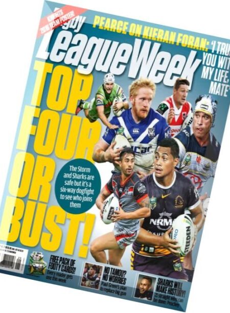 Rugby League Week – 14 July 2016 Cover