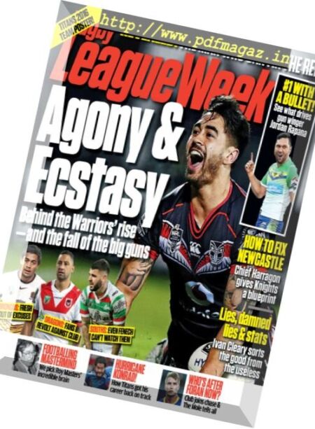 Rugby League Week – 4 August 2016 Cover