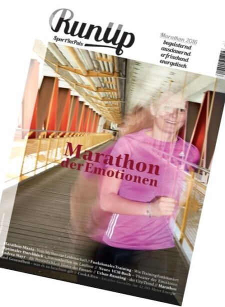 RunUp SportImPuls – Marathon 2016 Cover