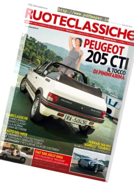 RuoteClassiche – Agosto 2016 Cover