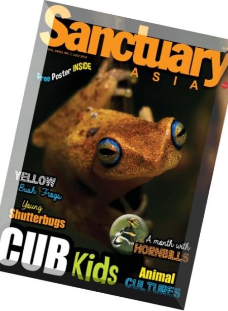 Sanctuary Asia – July 2016 Cover