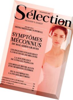 Selection Reader’s Digest France – Juillet-Aout 2016