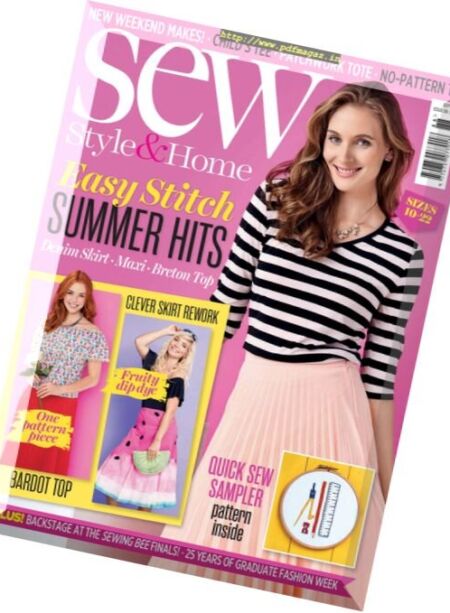Sew – September 2016 Cover