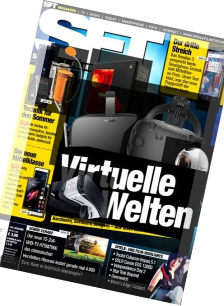 SFT – Spiele Filme Technik – Juli 2016 Cover