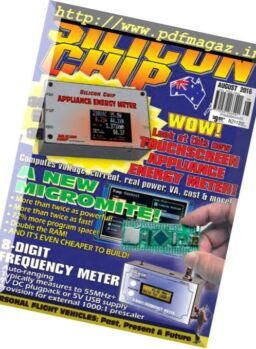 Silicon Chip – August 2016
