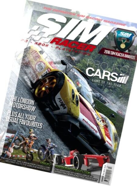 Sim Racer – Volume 1 Issue 11 2016 Cover