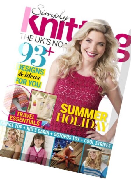 Simply Knitting – August 2016 Cover