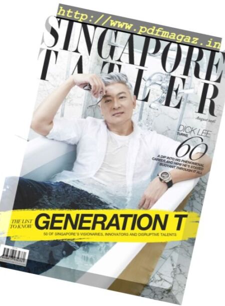 Singapore Tatler – August 2016 Cover