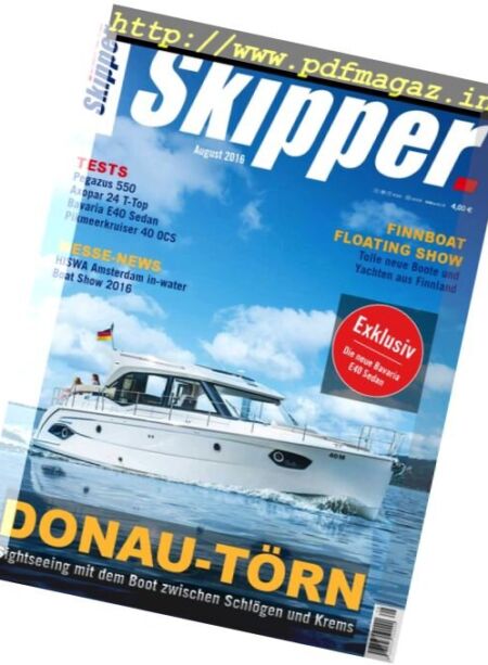 Skipper – August 2016 Cover