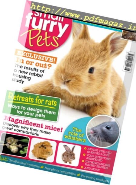 Small Furry Pets – August-September 2016 Cover