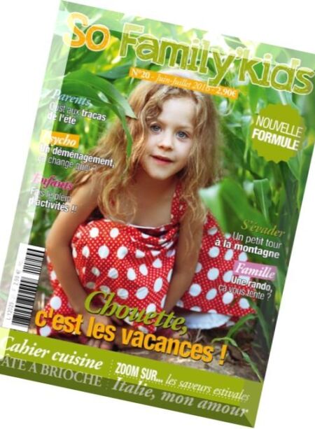 So Family’ Kids – Juin-Juillet 2016 Cover