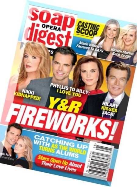 Soap Opera Digest – 11 July 2016 Cover