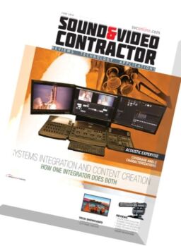 Sound & Video Contractor – June 2016