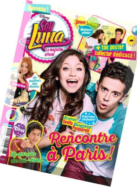Soy Luna – Aout 2016 Cover
