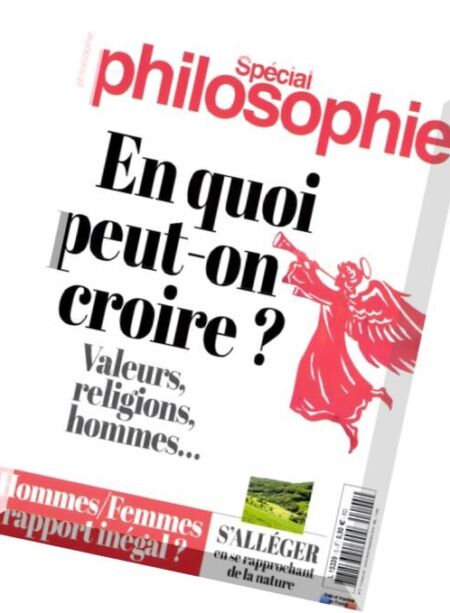 Special Philosophie – Juillet-Septembre 2016 Cover