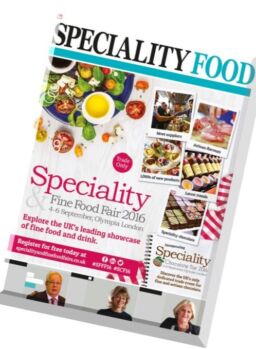 Speciality Food – July-August 2016