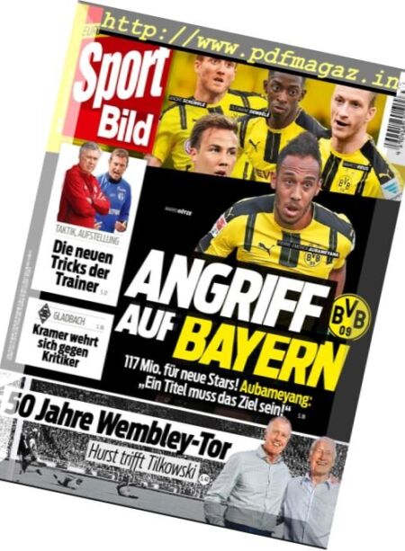 Sport Bild – 27 Juli 2016 Cover