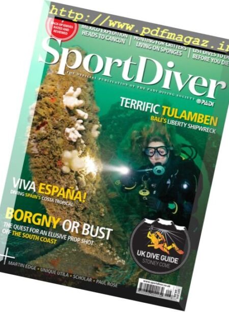 Sport Diver UK – September 2016 Cover