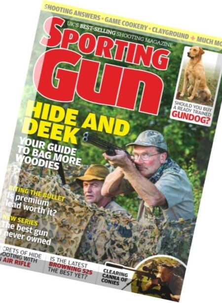 Sporting Gun – August 2016 Cover