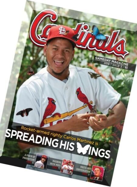 St. Louis Cardinals Gameday Magazine – Issue 3, 2016 Cover