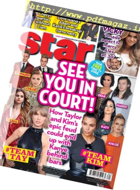 Star Magazine UK – 1 August 2016 Cover