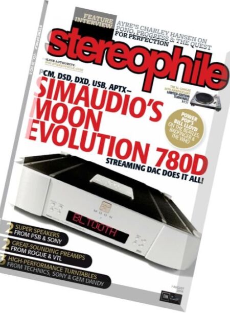 Stereophile – August 2016 Cover