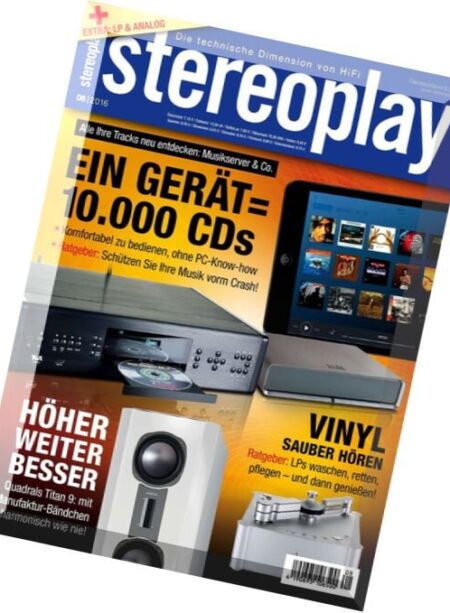 Stereoplay – August 2016 Cover