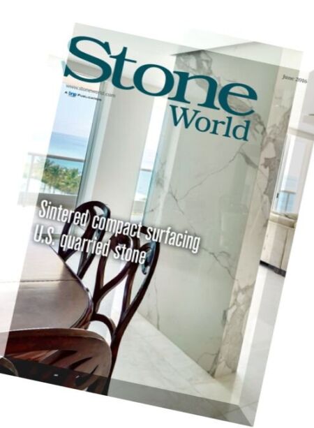 Stone World – June 2016 Cover