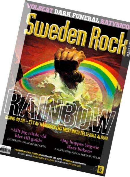 Sweden Rock Magazine – Juni 2016 Cover