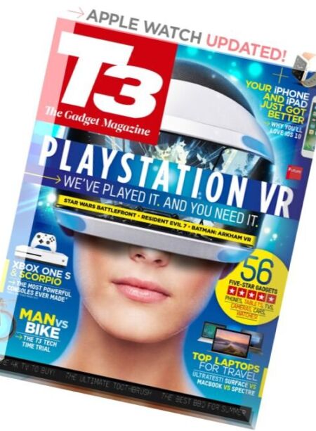 T3 UK – August 2016 Cover