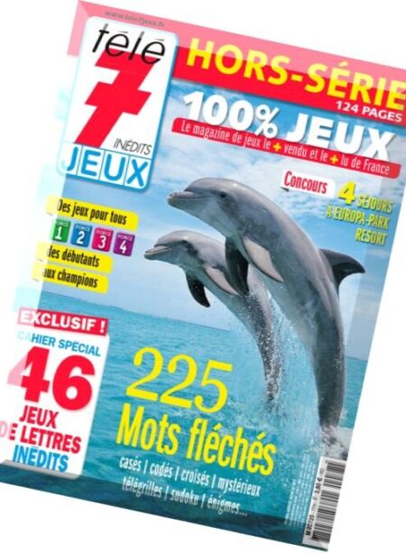 Tele 7 Jeux – Inedits Hors-Serie – Juillet 2016 Cover