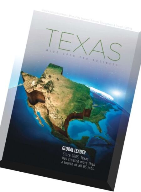 TEXAS Wide Open For Business 2015-16 Edition Cover