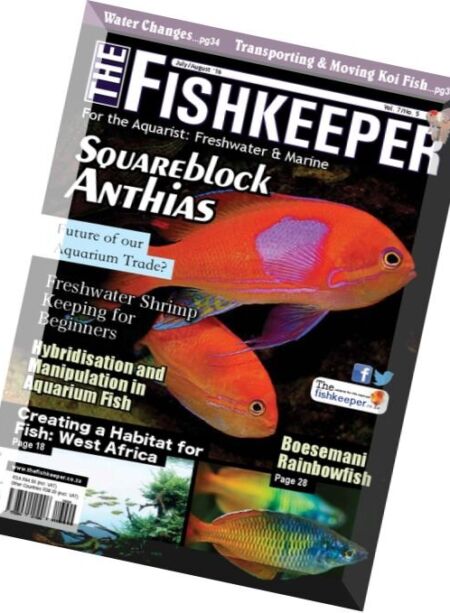 The Fishkeeper – July-August 2016 Cover