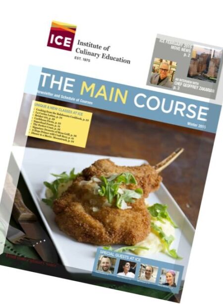 The Main Course – Winter 2015 Cover