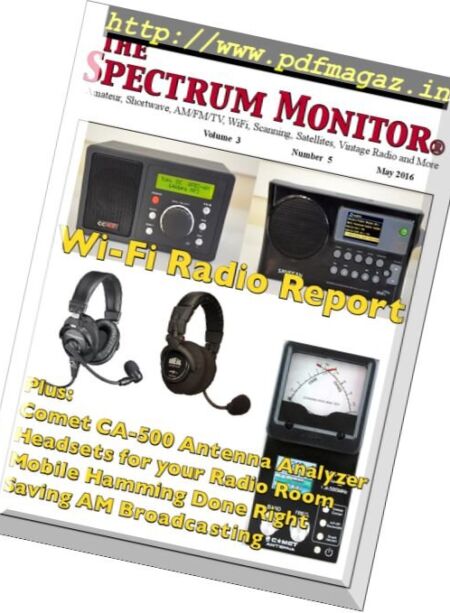 The Spectrum Monitor – May 2016 Cover