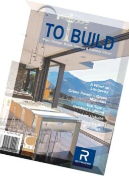 To Build Magazine – July-October 2016