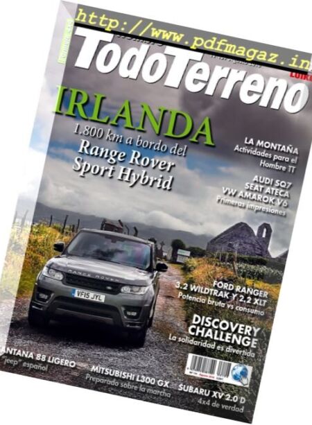 Todo Terreno – Agosto 2016 Cover