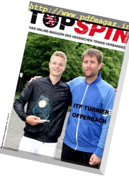 Topspin – Nr.6, 2016 Cover