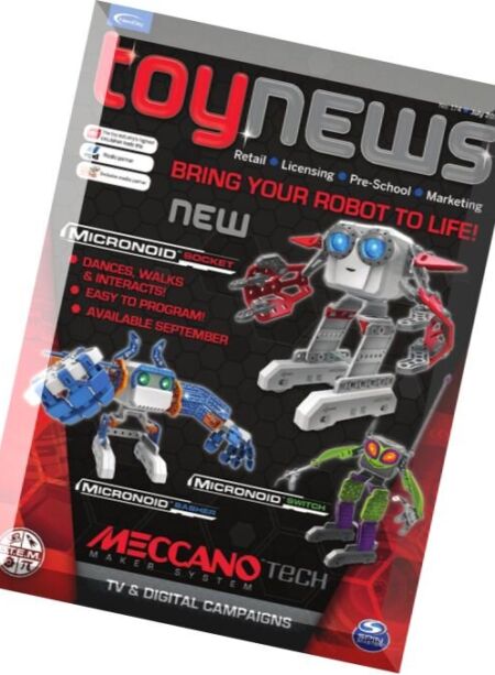 ToyNews – July 2016 Cover
