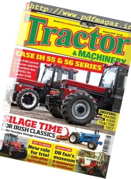 Tractor & Machinery – August 2016 Cover