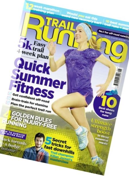 Trail Running – August-September 2016 Cover