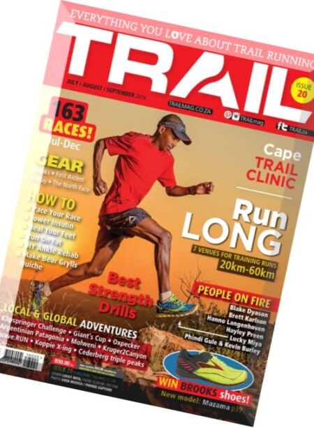 Trail South Africa – Issue 20, 2016 Cover