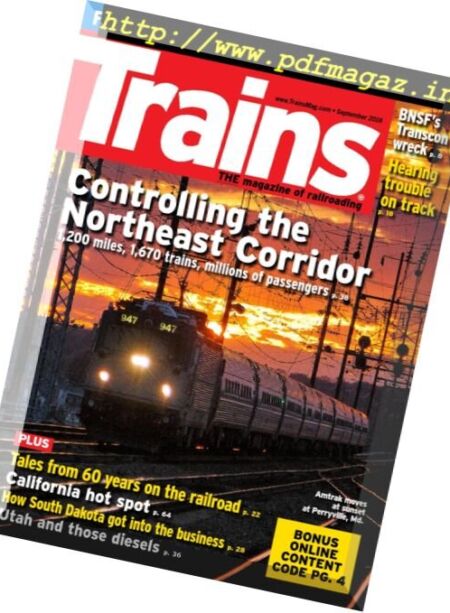 Trains – September 2016 Cover