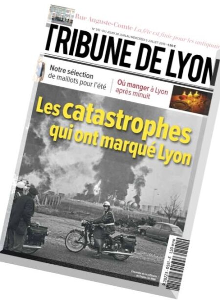 Tribune de Lyon – 30 Juin au 6 Juillet 2016 Cover