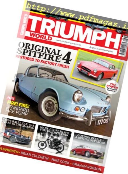 Triumph World – August-September 2016 Cover