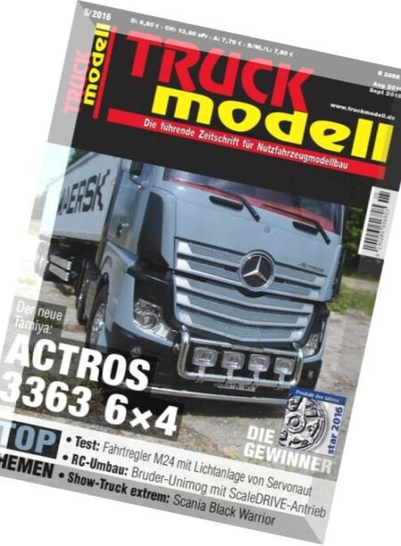 Truckmodell – August-September 2016 Cover