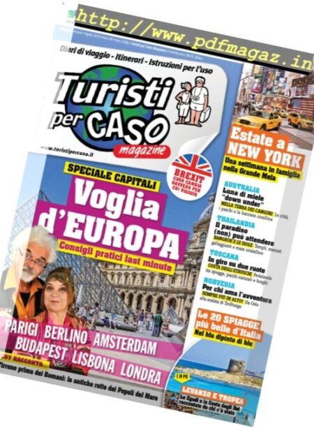 Turisti per Caso – Agosto 2016 Cover