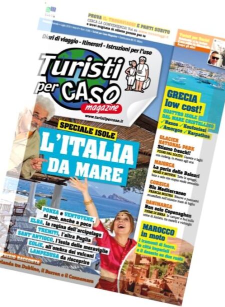 Turisti per Caso Magazine – Luglio 2016 Cover