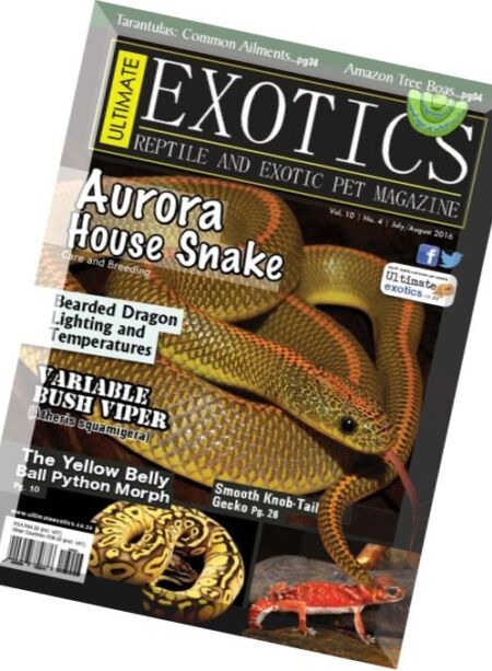 Ultimate Exotics – July-August 2016 Cover