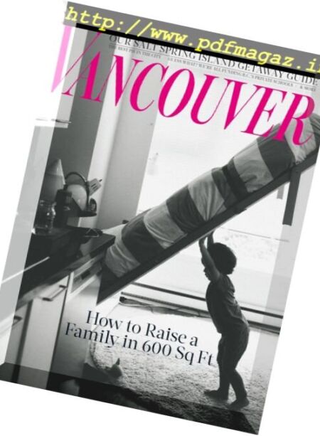 Vancouver Magazine – September 2016 Cover